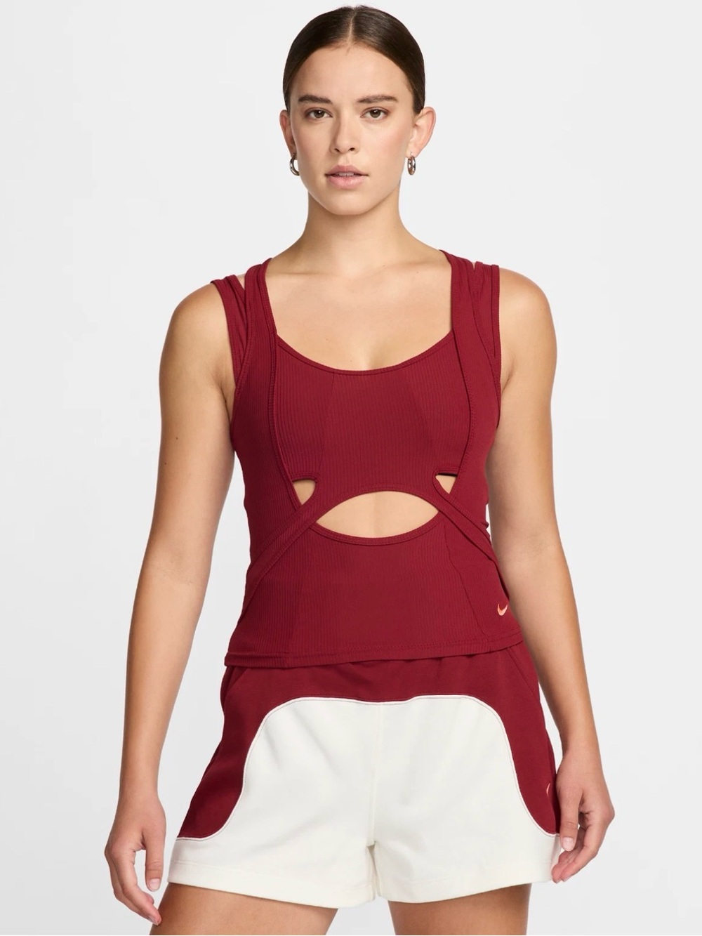 NIKE x Serena Williams Design Crew Cutout Tennis Tank Top Team Red XXL NWT